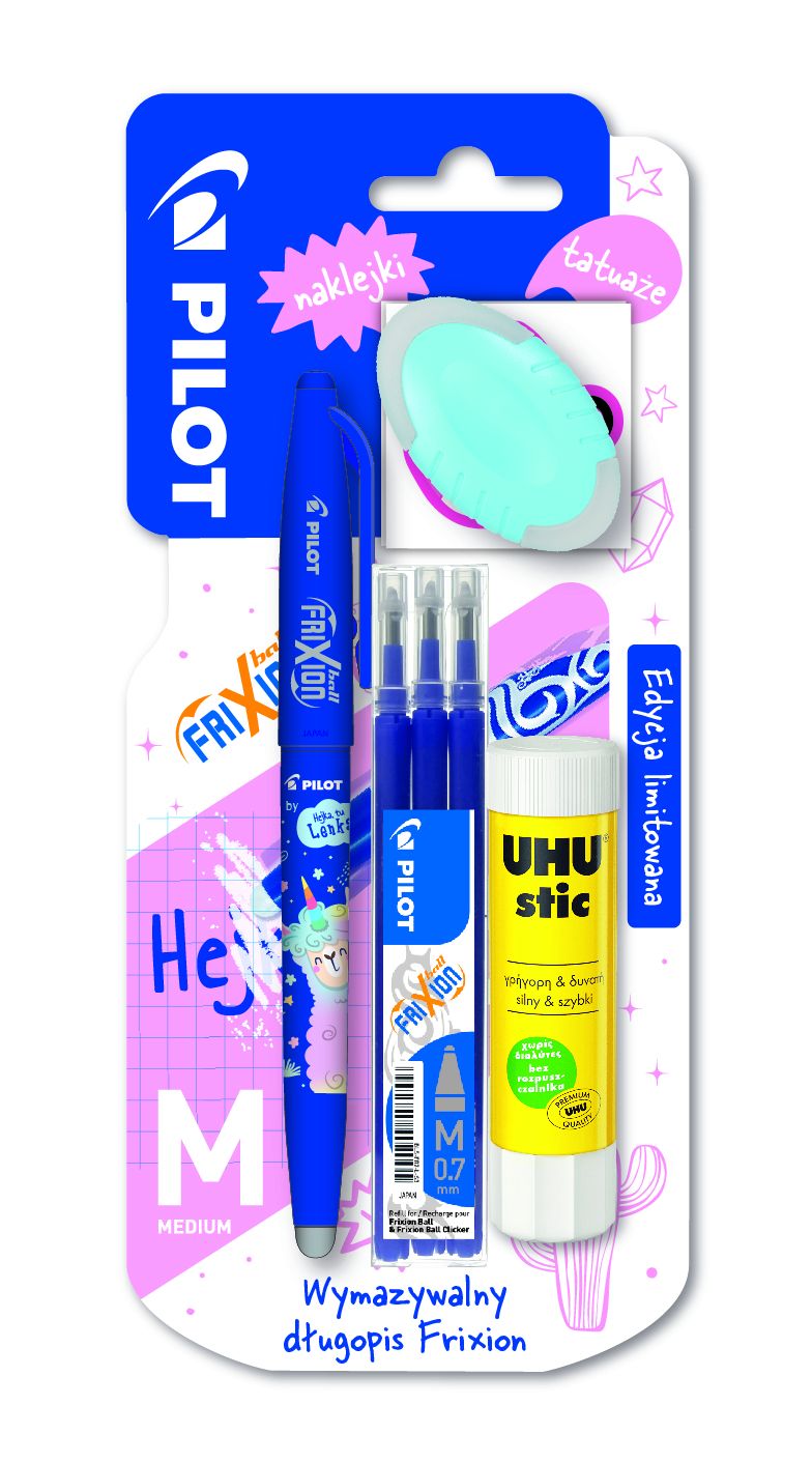 Długopis Frixion z kolekcji ,,Hejka tu Lenka''