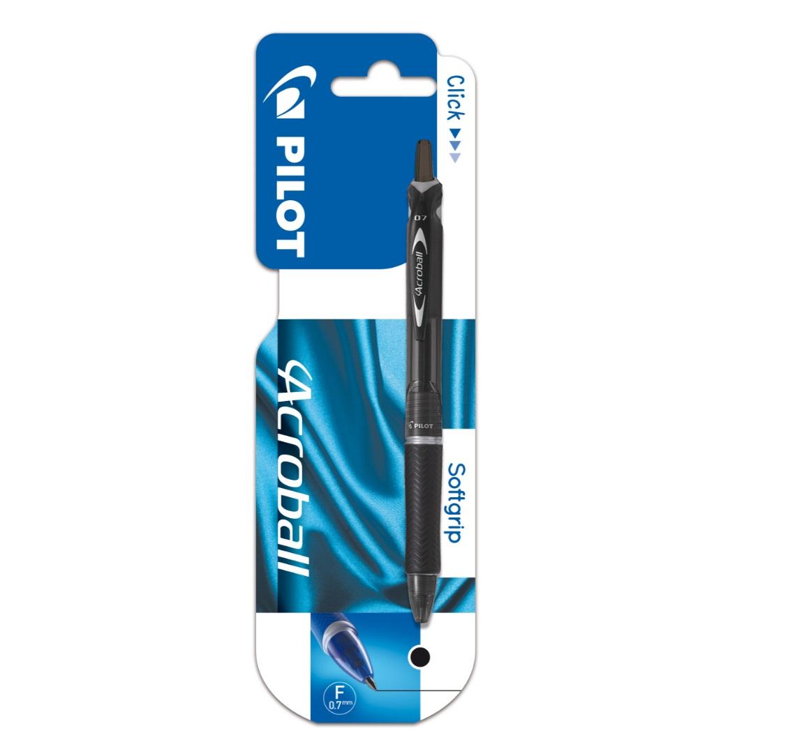 Długopis olejowy PILOT ACROBALL czarny