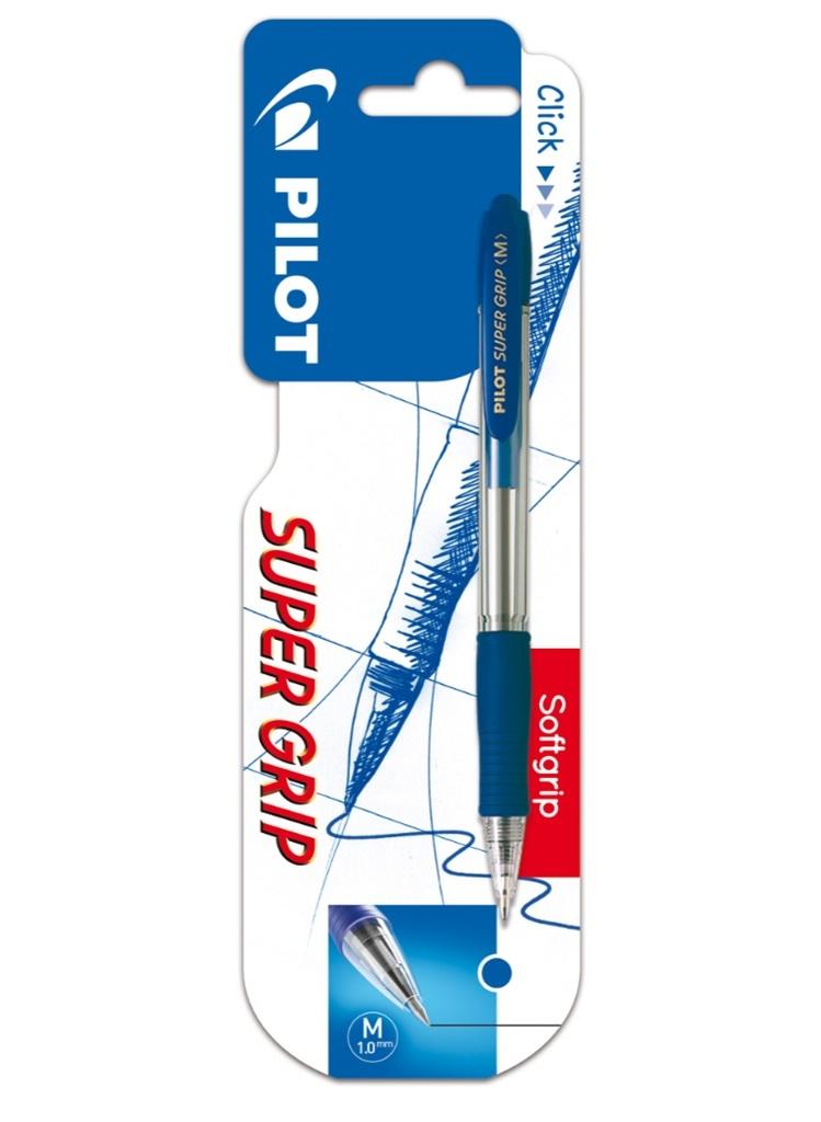 Długopis super grip niebieski Pilot