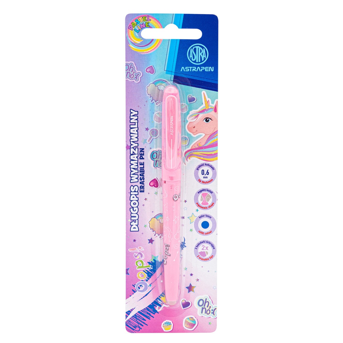 Długopis wymazywalny Astrapen Oops Unicorn