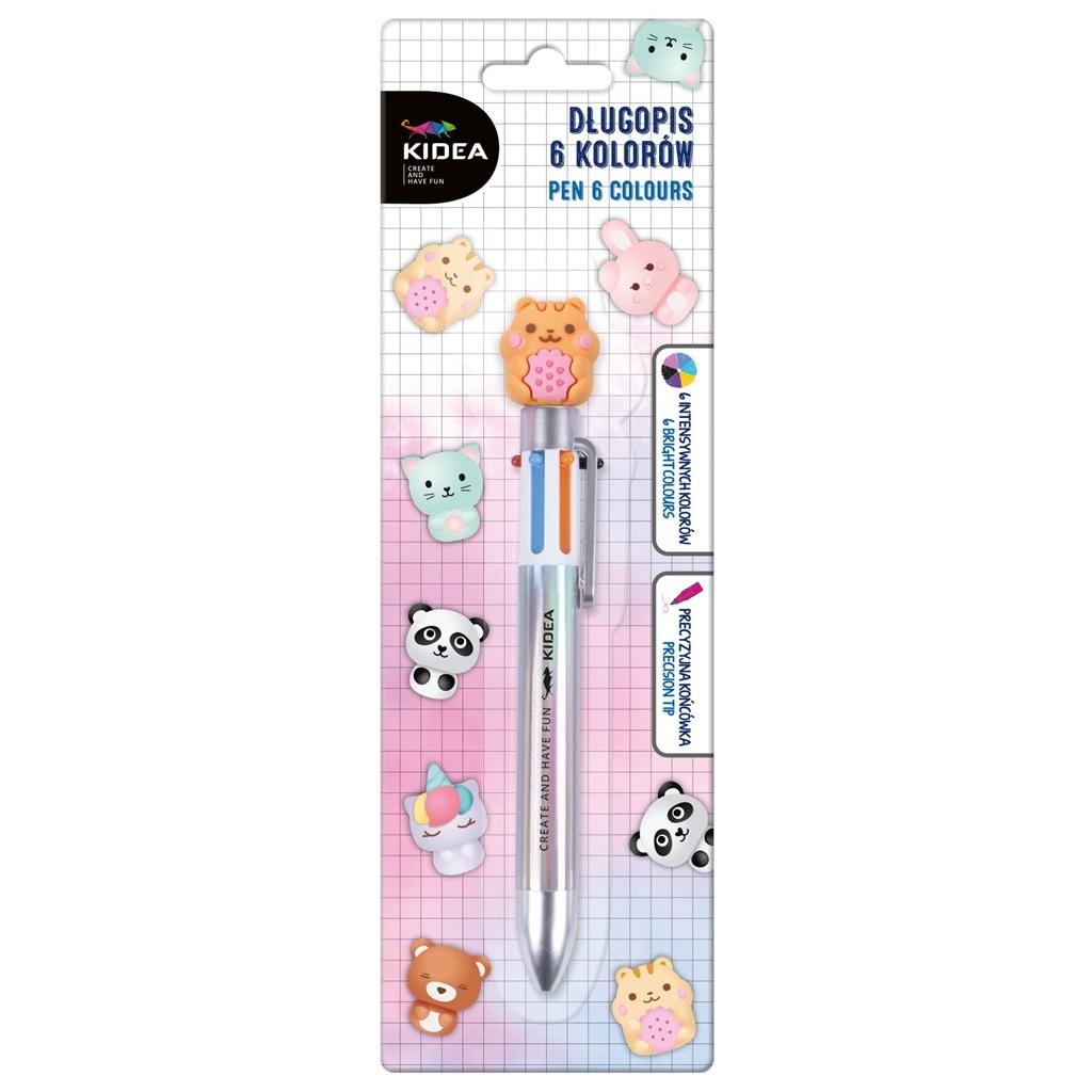Długopis z figurką 6 kolorów  1 szt. mix