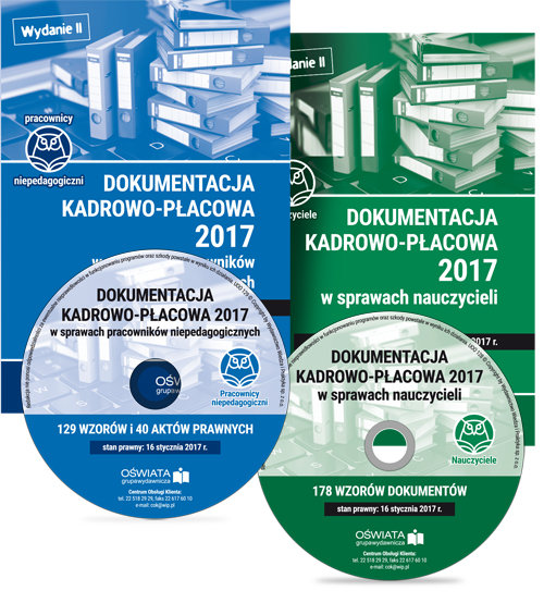 Dokumentacja kadrowo-płacowa w sprawach nauczycieli + Dokumentacja kadrowo-płacowa w sprawach nauczy