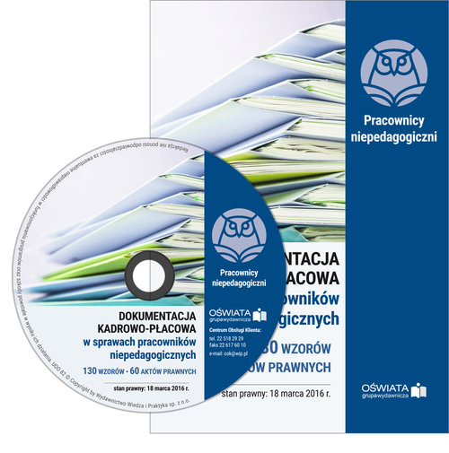 Dokumentacja kadrowo-płacowa w sprawach pracowników niepedagogicznych