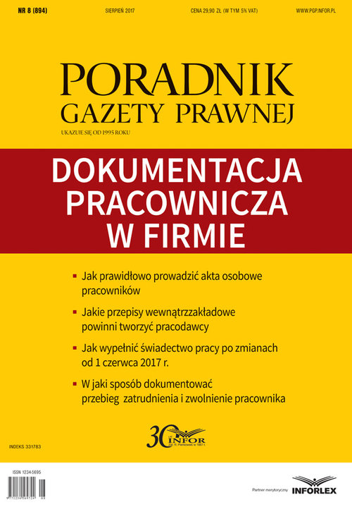 Dokumentacja pracownicza w firmie