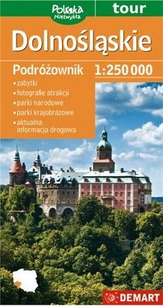 Dolnośląskie podróżownik - mapa plastik