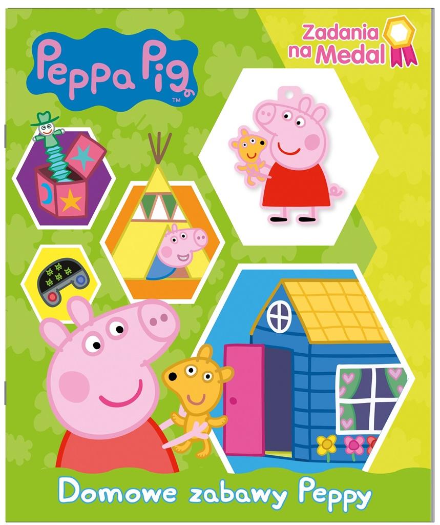 Domowe zabawy Peppy. Zadania na medal. Świnka Peppa