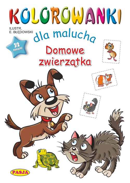 Domowe zwierzęta. Kolorowanki dla malucha