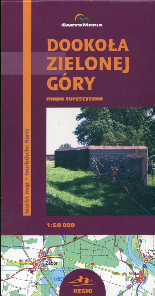 Dookoła Zielonej Góry Mapa turystyczna 1:50 000