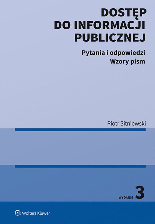 Dostęp do informacji publicznej w.3/2020