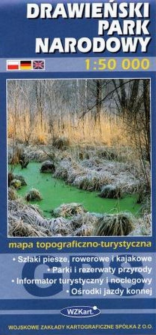 Drawieński Park Narodowy mapa 1:50 000