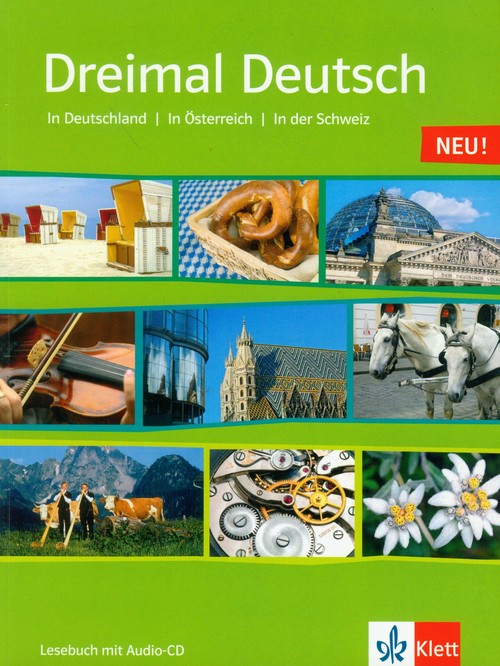 Dreimal Deutsch Lesebuch NEU z płytą CD