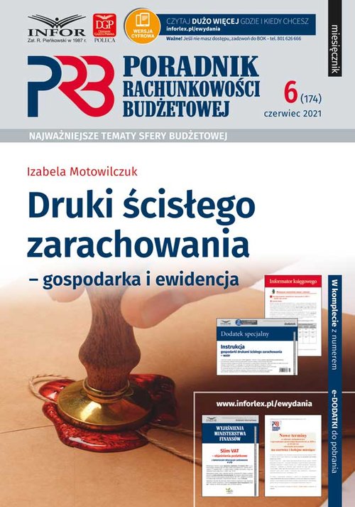 Druki ścisłego zarachowania-gospodarka i ewidencja
