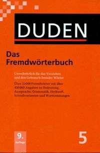 DUDEN 5 Das Fremdworterbuch