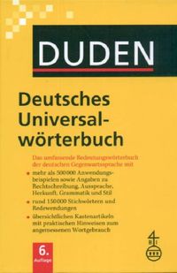 DUDEN Deutsches Universalworterbuch mit CD