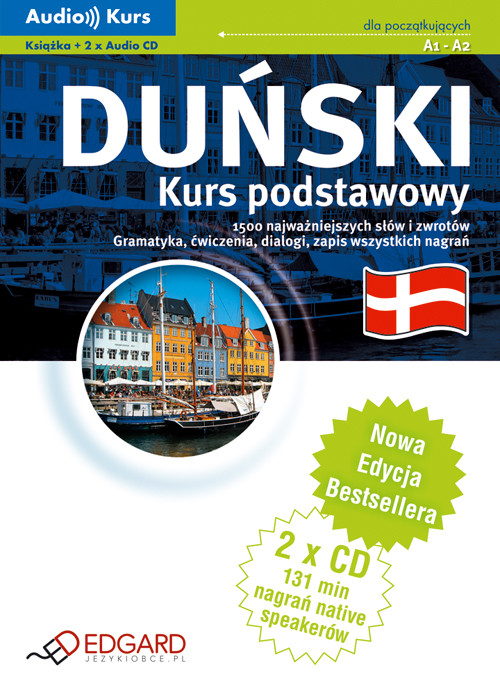 Duński Kurs podstawowy dla początkujących A1-A2