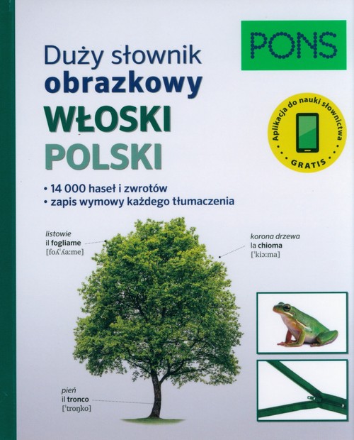 Duży słownik obrazkowy PONS Włoski