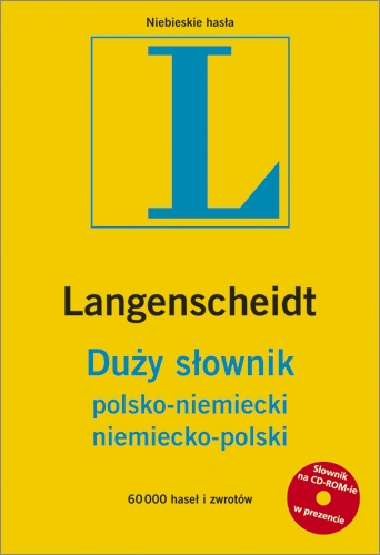 Duży słownik polsko niemiecki niemiecko polski + CD