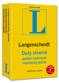 Duży słownik polsko-niemiecki niemiecko-polski z płytą CD
