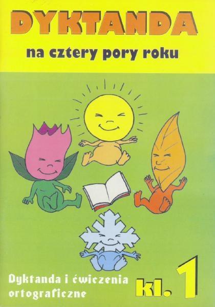 Dyktanda na cztery pory roku SP kl.1