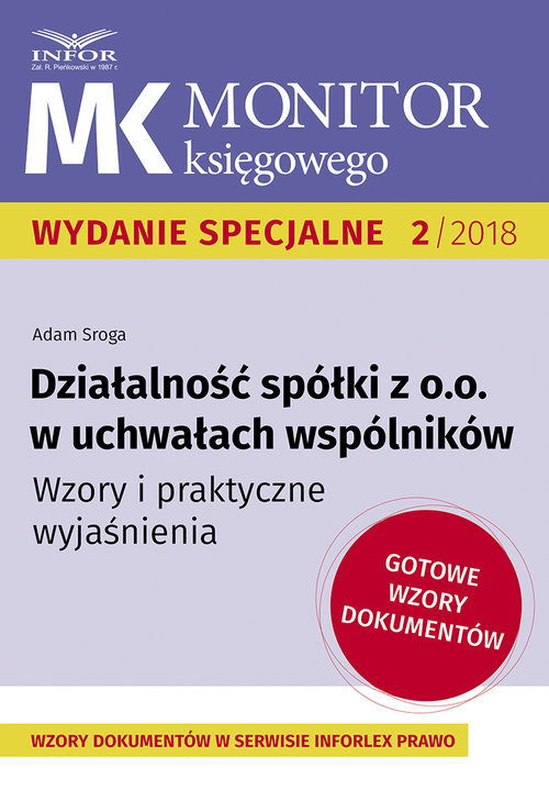 Działalność spółek z o.o. w uchwałach wspólników.