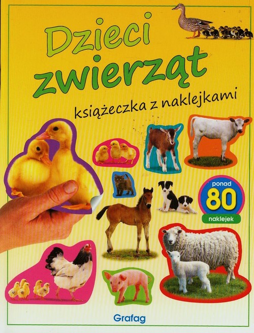 Dzieci zwierząt. Książeczka z naklejkami