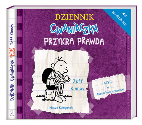 Dziennik cwaniaczka. Przykra prawda. Książka audio CD MP3