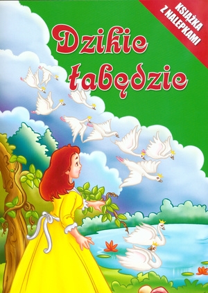 Dzikie łabędzie. Książka z nalepkami
