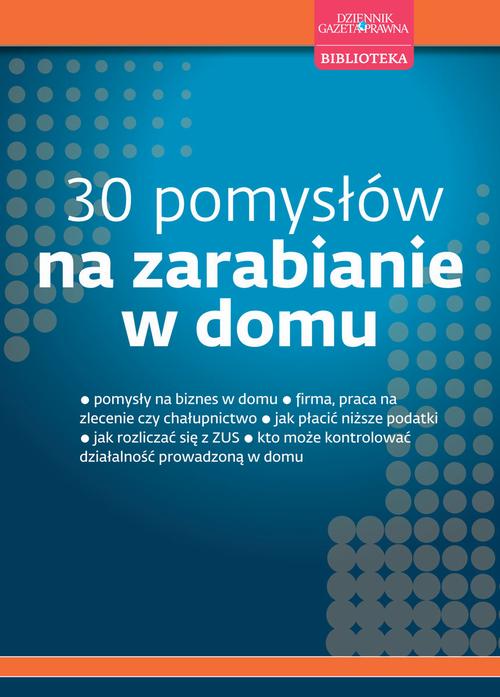 EBOOK 30 pomysłów na zarabianie w domu