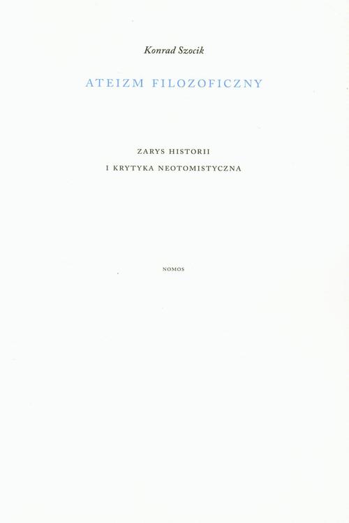 EBOOK Ateizm filozoficzny
