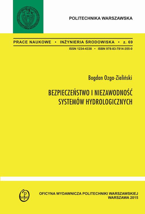 EBOOK Bezpieczeństwo i niezawodność systemów hydrologicznych. Zeszyt 