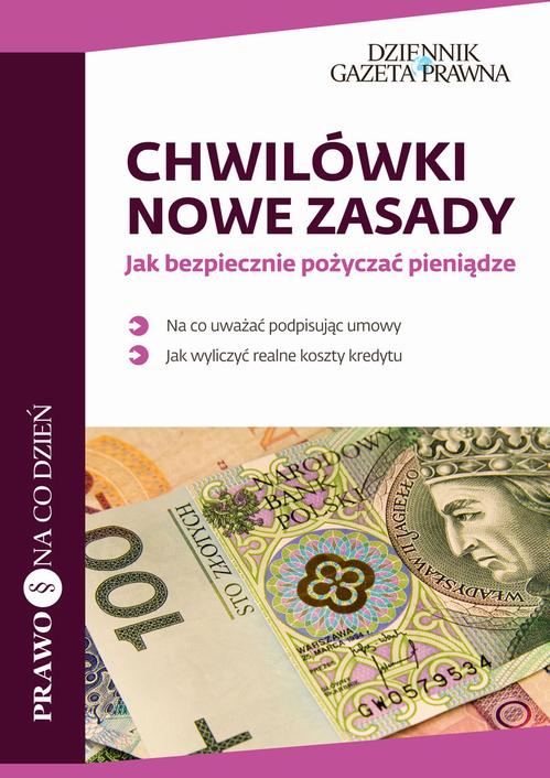EBOOK Chwilówki: nowe zasady Jak bezpiecznie pożyczać pieniądze