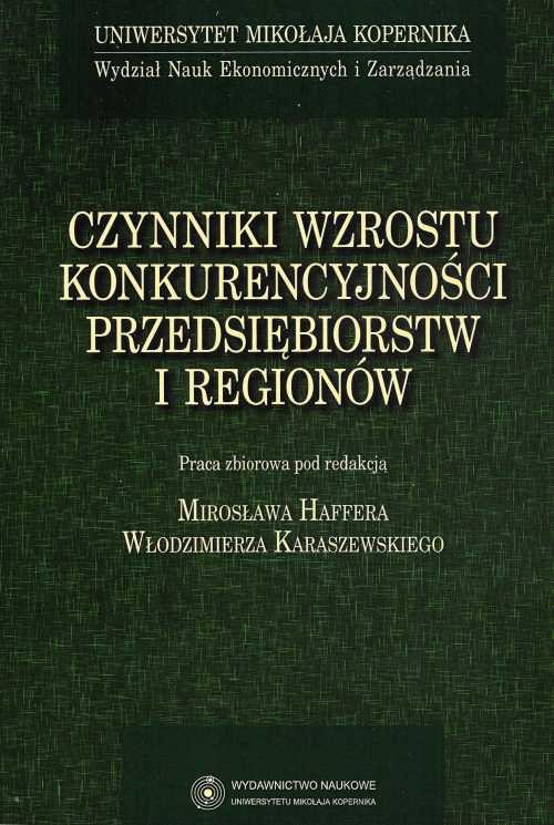 EBOOK Czynniki wzrostu konkurencyjności przedsiębiorstw i regionów