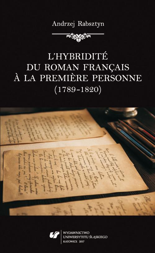 EBOOK L’hybridité du roman français à la première personne (1789–1820)