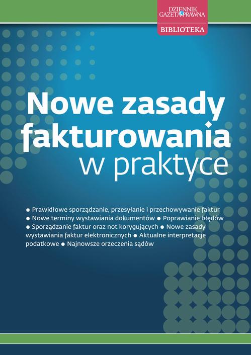EBOOK Nowe zasady fakturowania w praktyce