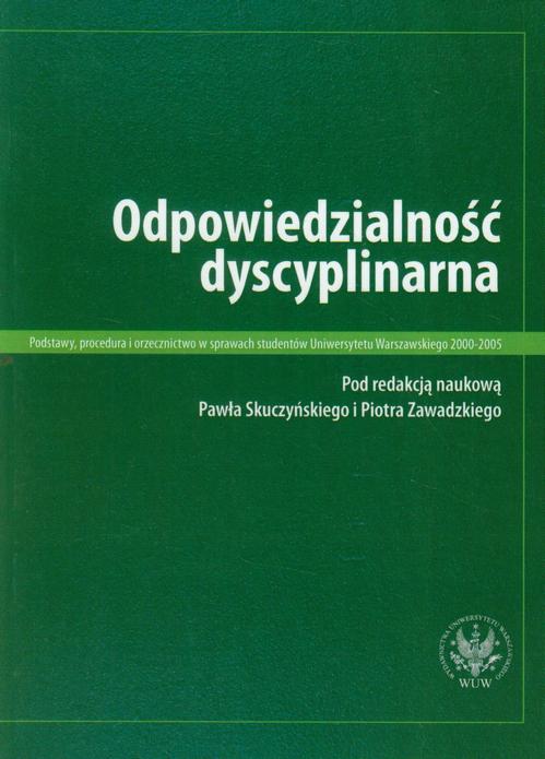 EBOOK Odpowiedzialność dyscyplinarna