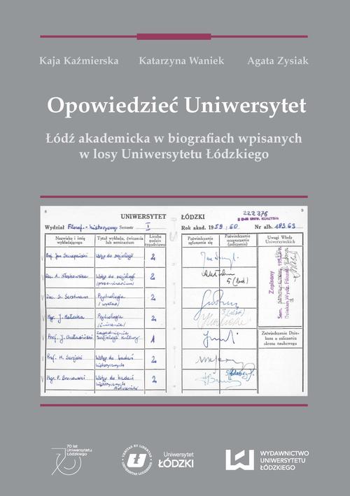 EBOOK Opowiedzieć Uniwersytet