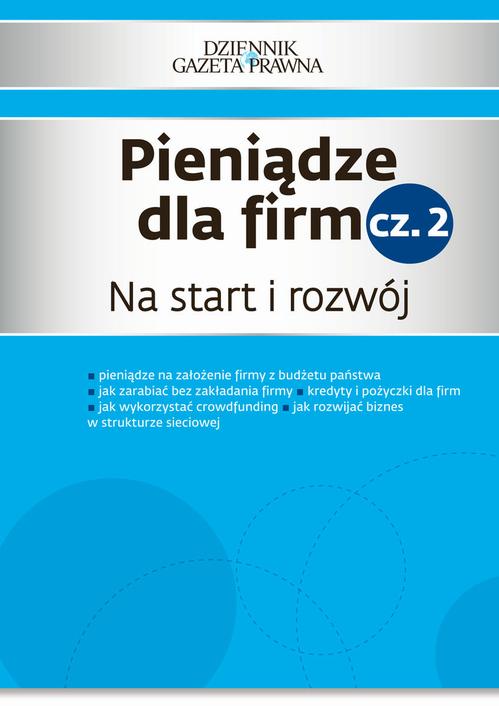 EBOOK Pieniądze dla firm cz. 2 Na start i rozwój