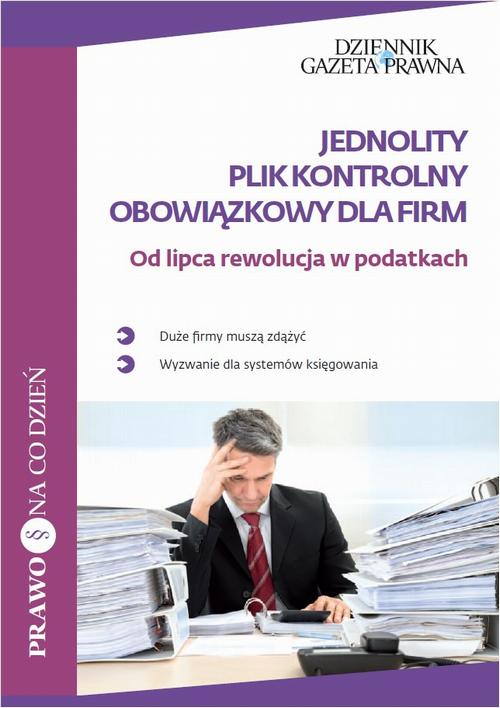 EBOOK Podatki: Jednolity Plik Kontrolny