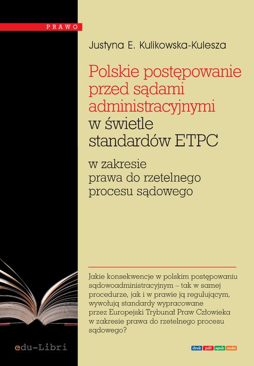 EBOOK Polskie postępowanie przed sądami administracyjnymi w świetle standardów ETPC
