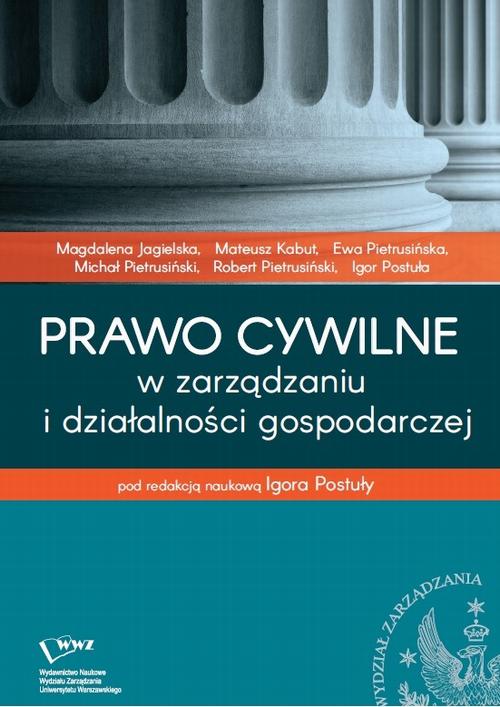 EBOOK Prawo cywilne w zarządzaniu i działalności gospodarczej