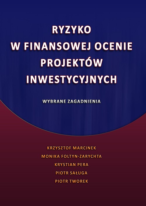 EBOOK Ryzyko w finansowej ocenie projektów inwestycyjnych. Wybrane zagadnienia
