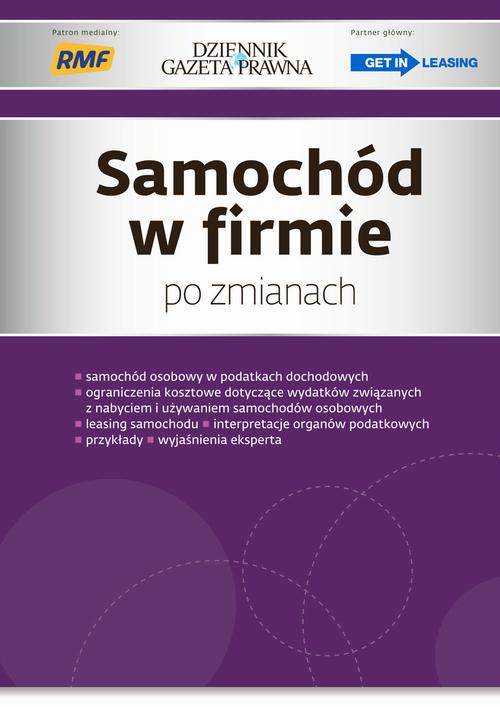 EBOOK Samochód w firmie po zmianach