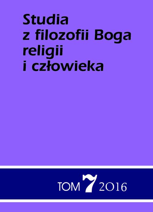 EBOOK Studia z filozofii Boga, religii i człowieka tom 7