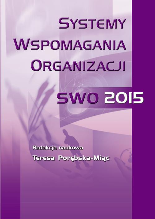 EBOOK Systemy wspomagania organizacji SWO'15