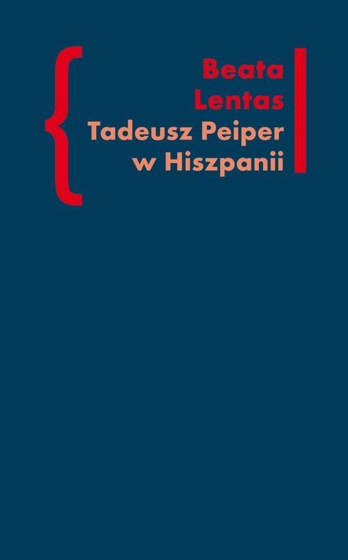 EBOOK Tadeusz Peiper w Hiszpanii