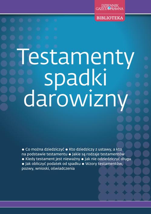 EBOOK Testamenty, spadki, darowizny