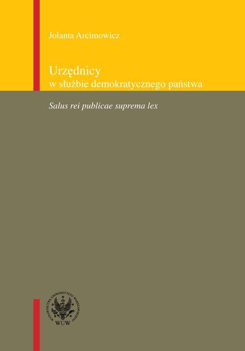 EBOOK Urzędnicy w służbie demokratycznego państwa