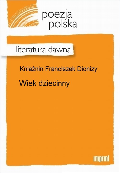 EBOOK Wiek dziecinny