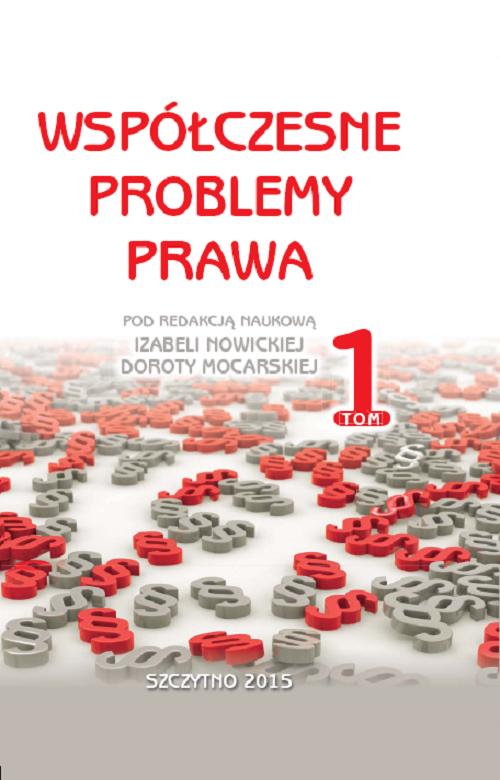 EBOOK Współczesne problemy prawa. Tom I