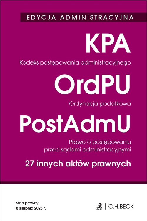 Edycja administracyjna.